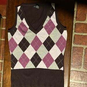 Purple Sweater tank top from New York and Company.